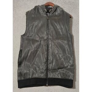 MDNT Helius Light Up Hoodie Sleeveless Fiber Optic Rave EDM Hoodie Size Medium